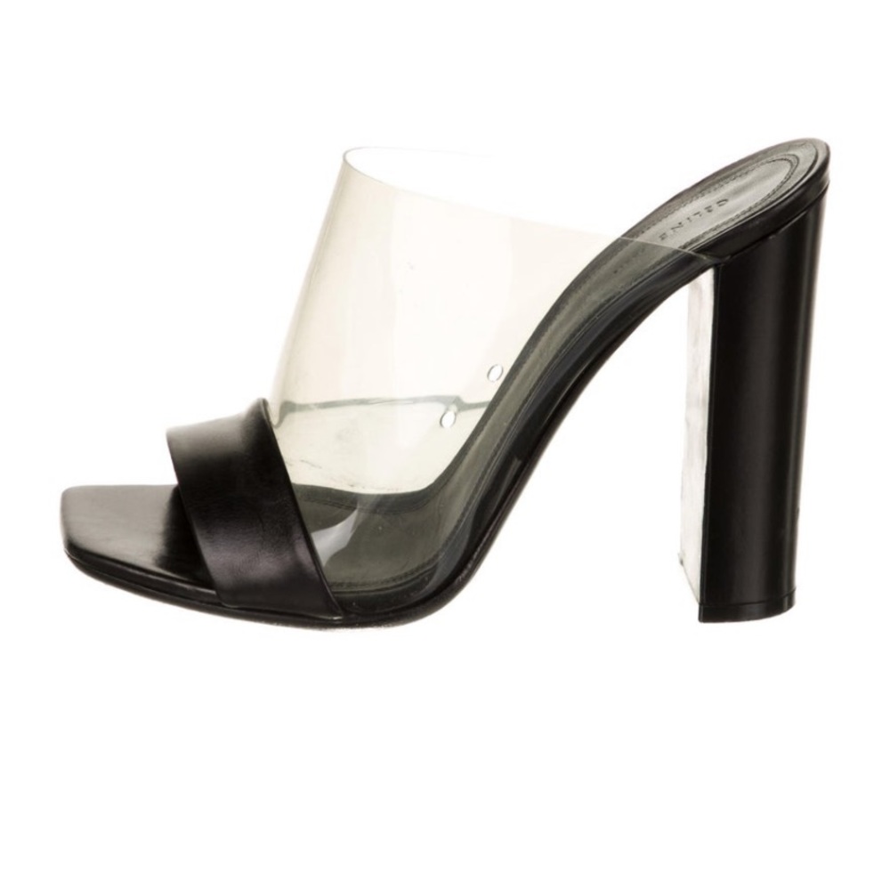 Celine clear and leather heels 39 phoebe philo design